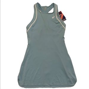 ASICS NWT tennis dress, light blue, size medium